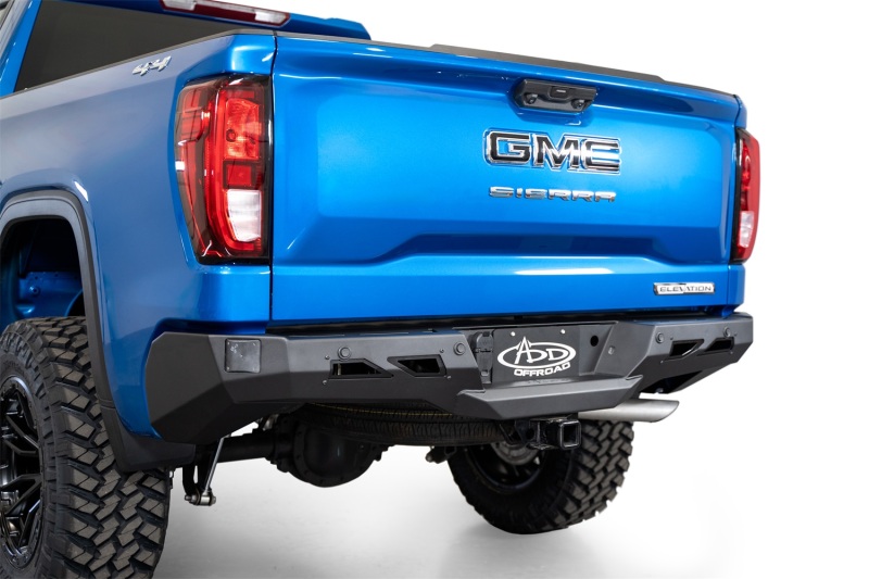 Chevrolet Silverado 1500 Bumper - Rear - Addictive Desert Designs - Black Label - Hammer Black - `20-`27